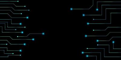 HUD rectangle circuit board futuristic background vector for technology and finance concept and education for future