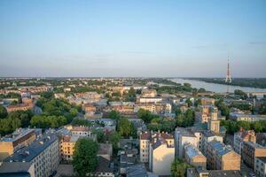 ver terminado riga desde el letón academia observación cubierta foto