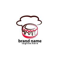 Bakery bread logo template, Bread shop logo template vector