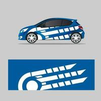 Car decal wrap design vector for company