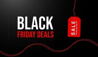 Modern black friday sale price tag background template vector