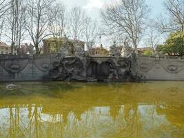 Fontana dei mesi in Turin photo