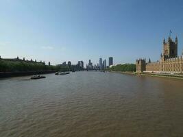 río Támesis en Londres foto