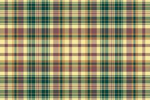 Tartan or plaid retro color pattern. vector