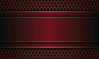 Dark red stripe with lines background. vector