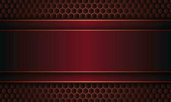 Dark red stripe with lines background. vector