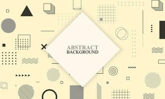 Geometric memphis background. Minimal abstract background. vector