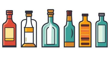 Elevate Your Design Explore the Captivating Bottle Icon for Your Next Project vector