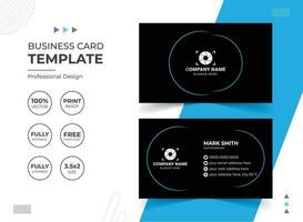 Multipurpose Creative and Modern Business Card Design Template vector