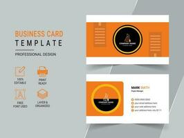 Modern Real Estate Business Card Design Template vector