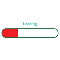 downloading progress icon sign. loading shape symble for waiting to installation vector