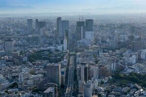 tokio torre con horizonte paisaje urbano en Japón - imagen foto