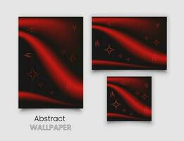 red abstract illustration background square mobile desktop wallpaper vector