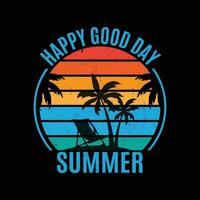 summer day vector design