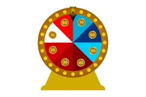 graphic vector of wheel of fortune.