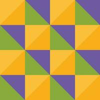 colorful geometric triangle mosaic background pattern vector