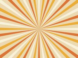 retro sunshine brown and yellow line vector background