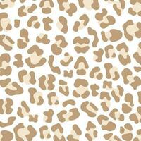 Leopard print pattern animal seamless. vector