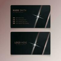 Luxury Business Card Design vector