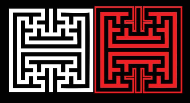 Decorative wall panels set Jali design CNC pattern, laser cutting pattern, router CNCcutting. vector