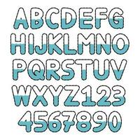 Set Of Cute Alphabet Vector