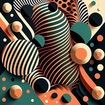 resumen línea modelo ilustración gráfico utilizar para modelo antecedentes. ai generado. foto