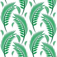 palm leaves floral seamless pettern background design vector