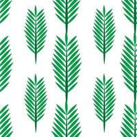 palm leaves floral seamless pettern background design vector