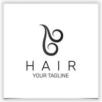 hair logo premium elegant template vector eps 10