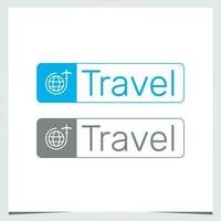 travel logo premium elegant template vector eps 10