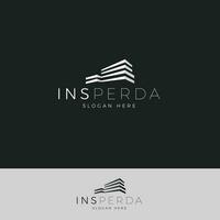 real inmuebles y constructores construcción empresa logo vector