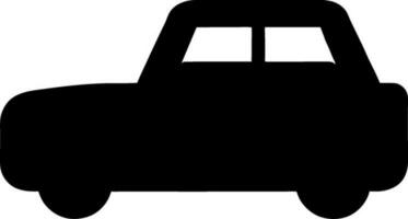 Car. monochrome icon vector