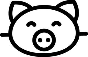 pig animal cartoon vector