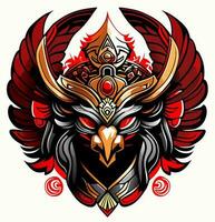 Garuda monstruo dibujos animados vector