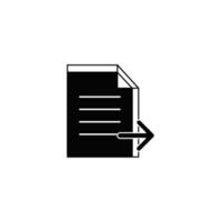 document file vector type icon