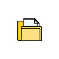 document file vector type icon