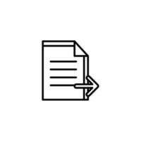 document file vector type icon