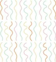 Pastel Line Hand Drawn Doodle vector