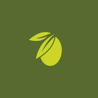 Olive logo design vector with modern creative concept