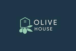 Olive logo design vector with modern creative concept