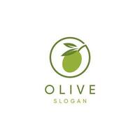 Olive logo design vector with modern creative concept