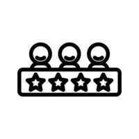 satisfaction icon vector illustration of an isolated sign symbol suitable for mobile phone displays, websites, logos, and application interfaces.
