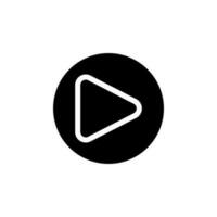 Start button icon in trendy line style design. Vector graphic illustration. Get started button symbol for website, logo, app and interface design. Black icon