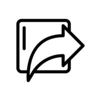 Share vector illustration isolated sign symbol icon suitable for display, website, logo and designer. High quality black style vector icon. Icon design