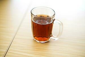 a cup of tea on the table photo