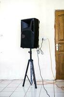speaker for loudspeakers are black photo