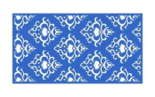 Decorative floral patterns, geometric template for cnc laser cutting vector