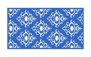 Decorative floral patterns, geometric template for cnc laser cutting vector