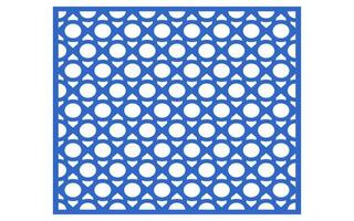 Decorative floral patterns, geometric template for cnc laser cutting vector