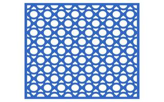 Decorative floral patterns, geometric template for cnc laser cutting vector